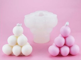 Molde silicona arbolito bubble